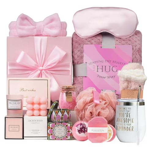 18 Pcs Get Well Soon Gift Set for Women, Care Package for Women a...