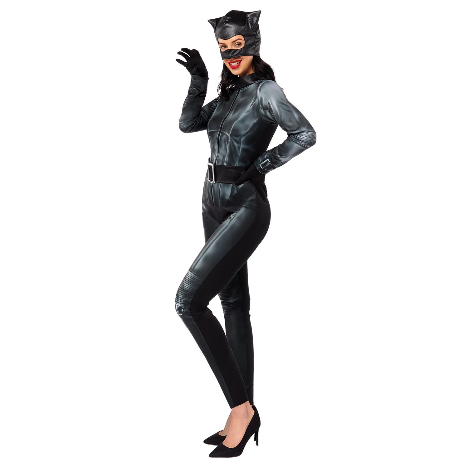 Amscan 9913384 - Officially Licensed The Batman Movie Ladies Catwoman Fancy Dress Costume - 16-18