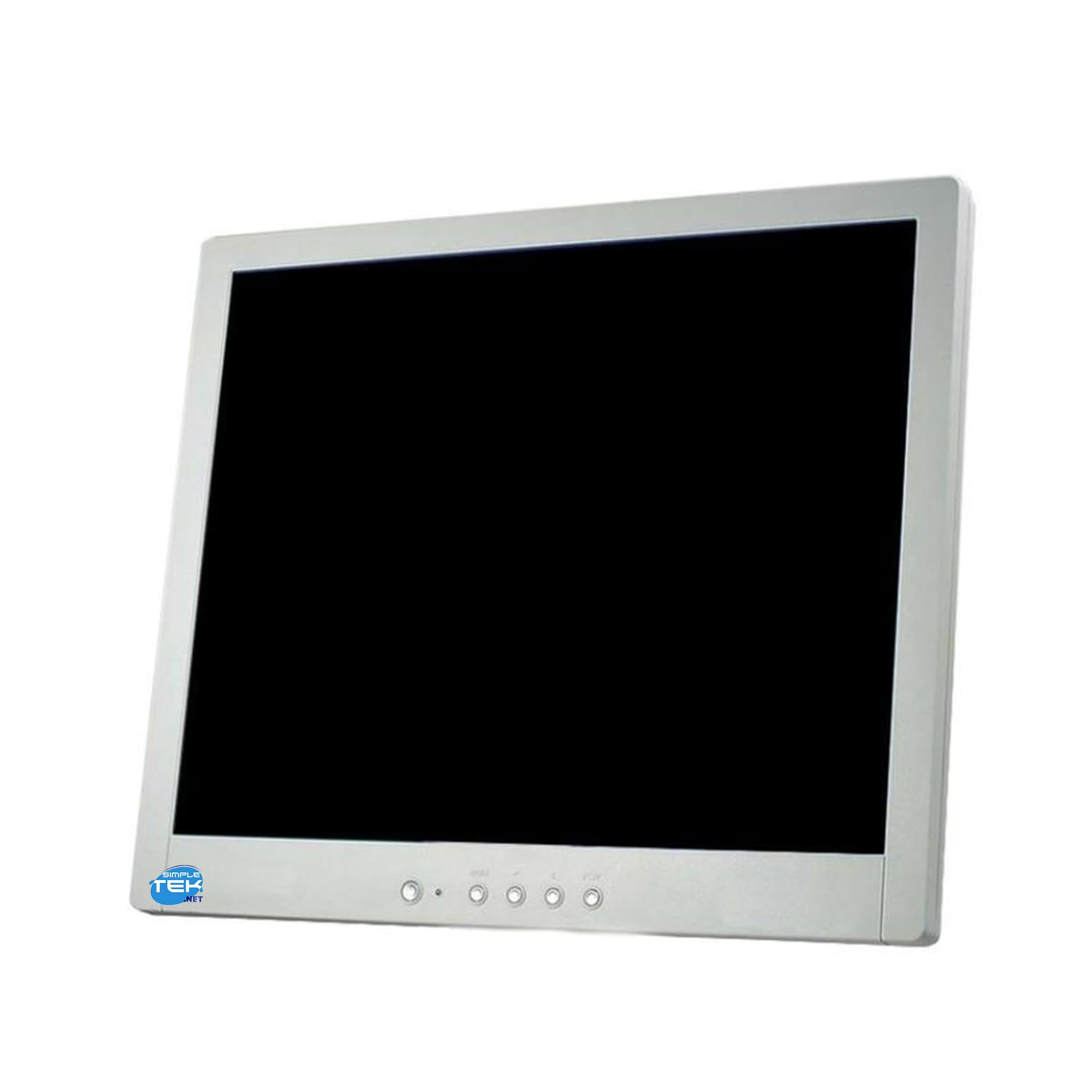 SIMPLETEK Monitor 19" LCD VGA 4:3 czarny/szary, bez podstawy (odnowiony)