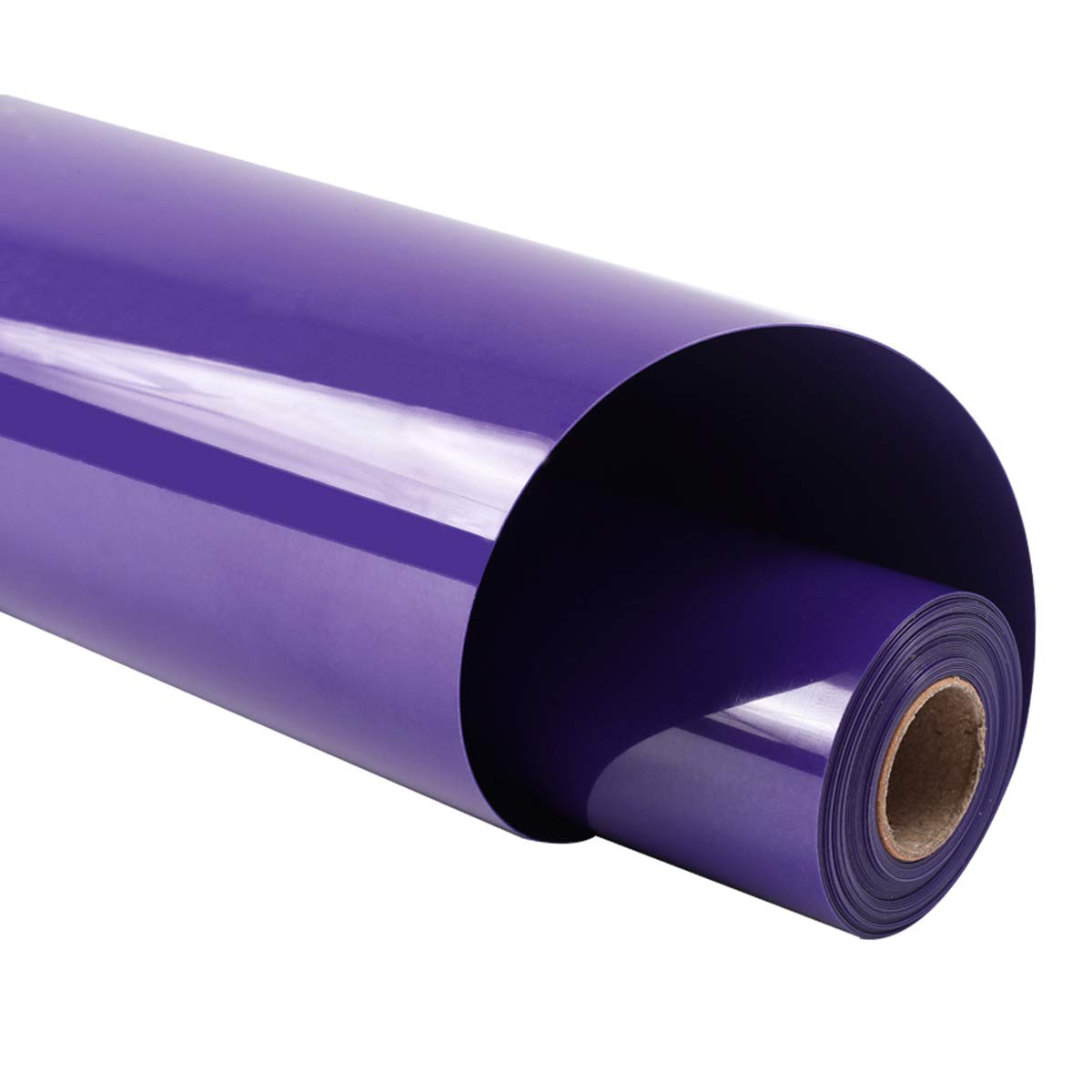 guangyintong Heat Transfer Vinyl HTV Rolls, Purple Iron on Vinyl 12" x 8ft