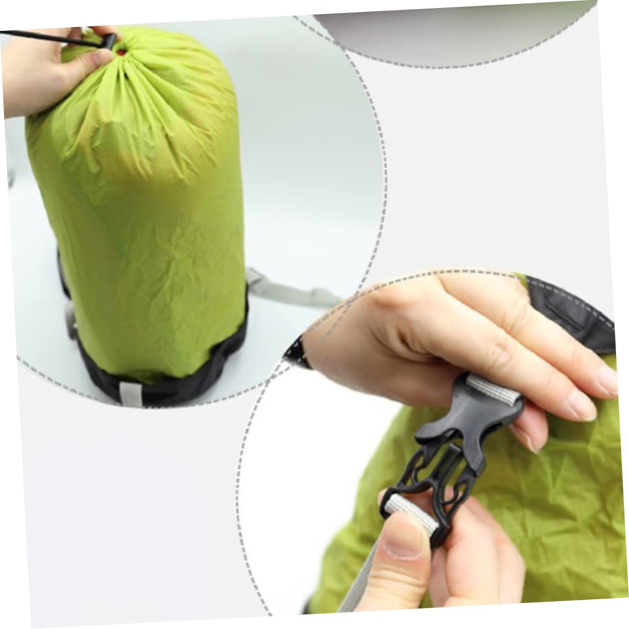 ifundom Lightweight Compression Sleeping Bag Drawstring Bag for for Camping and Trekking