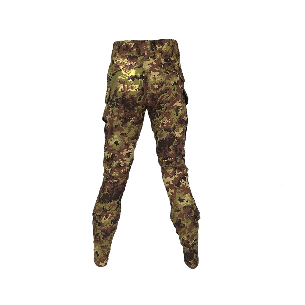 ALGI Pantaloni Mimetico da Combattimento Antistrappo Vegetato (Mod. Soldato Futuro)