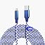 20Ft Long Lightning Cable (Blue)