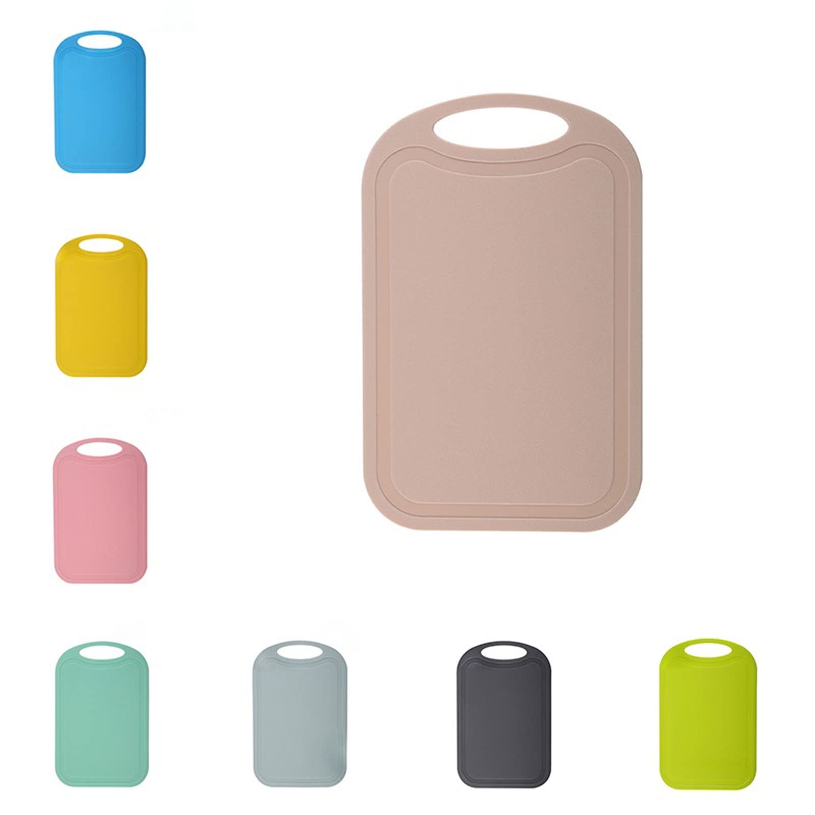 Tabla de cortar para cortar alimentos, mini tabla antideslizante para cocina, carne, frutas, verduras, bloque de corte de alimentos (rosa)