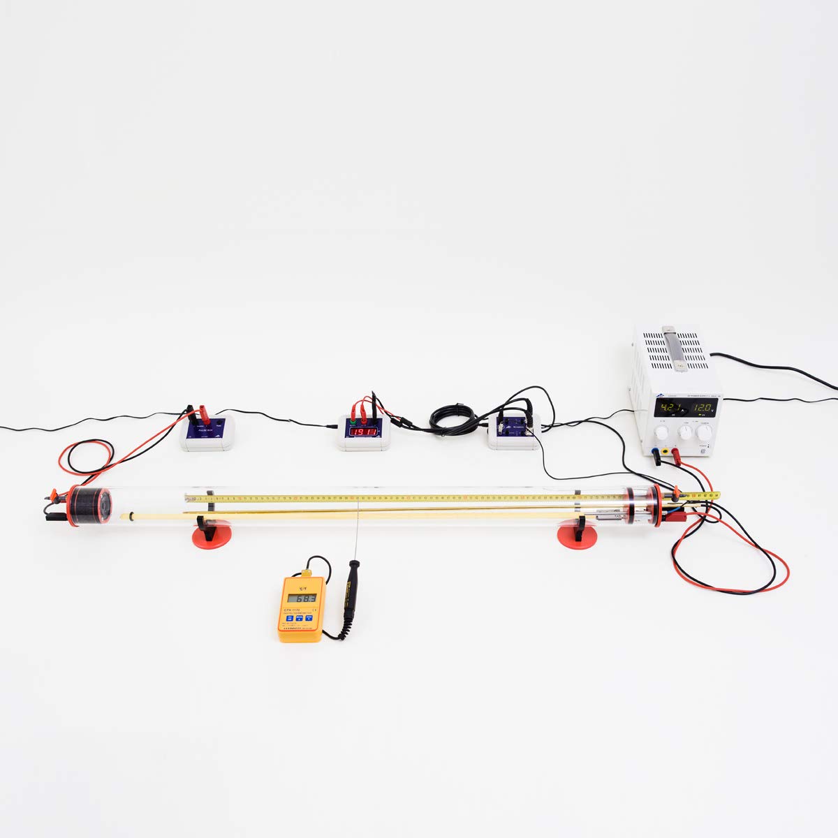3B Scientific Physik Lehrmittel - Kundt’sches Rohr E - für Schallwellenexperimente