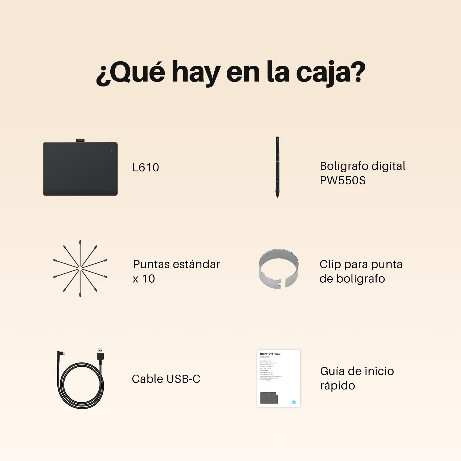 Huion Tableta Gráfica Inspiroy Frego M con Bluetooth, Pentech 3.0+, Tableta de Dibujo de 10x6,25 Pulgadas para Dibujar, Diseñar, Trabajar con Mac, PC y Dispositivos Móviles