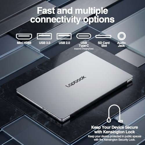 Image of Lapbook 15.6 inch Full HD Windows 11 Laptop (2026) - Built in USA, 15th Gen CPU, 8GB RAM, Expandable M.2 Storage up to 2TB, WiFi 5, Privacy Webcam