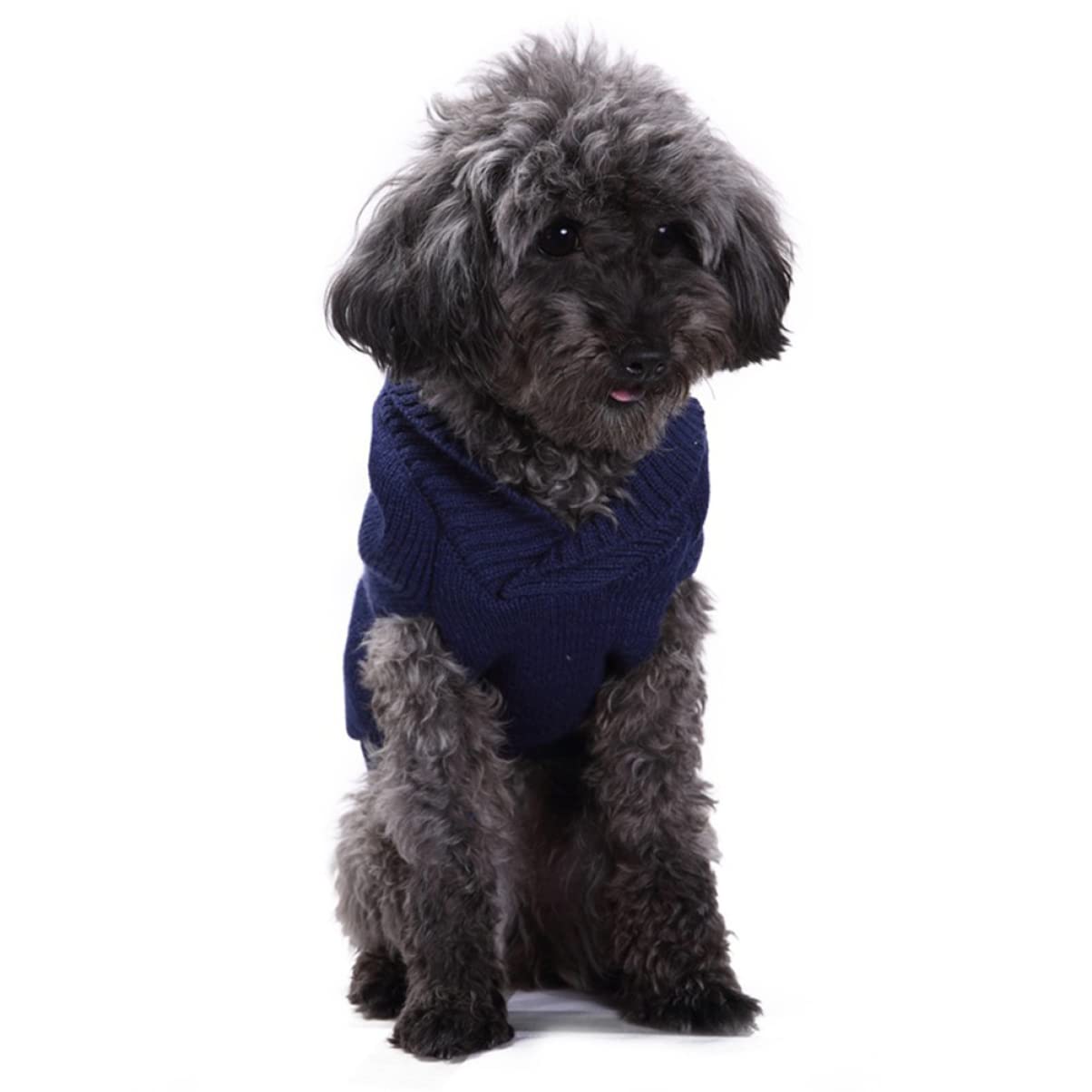 FRCOLOR 3 Pièces Pull Teckel Pull Moyen pour Chien à Col Roulé pour Chien Chandails De pour Grands s De Noël pour Automne Tenues Vêtements Animaux