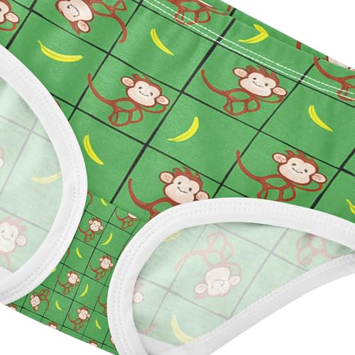 Cute Monkeys Bananas Toddler Girls's Underwear 2T 202c13444