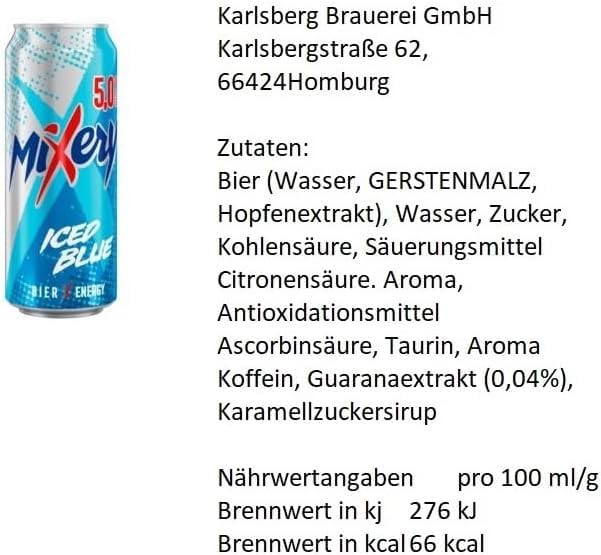 24 Dosen Karlsberg Mixery Mix Bundle 6 Sorten a 500ml inc EINWEG Pfand 3,1-5,9% Vol. + Space Keks von Onlinenshop Bormann