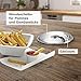 Bosch Pommes-Frites-Scheibe MUZ45PS1, Zubehör passend für Küchenmaschinen Serie 4, Serie 2, MUM4, Durchlaufschnitzler notwendig, robust, spülmaschinenfest, Edelstahl