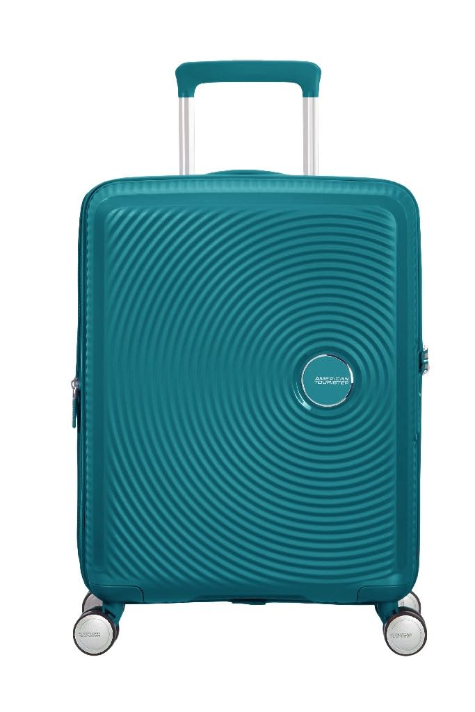 American Tourister Soundbox - Spinner S Extended Handgeck, 55 cm, 35.5/41 L, Verde (Jade Green)