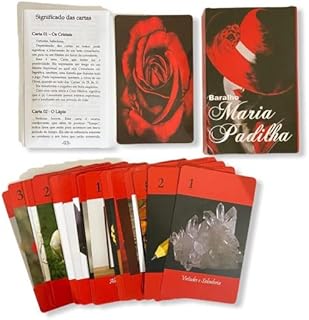 Baralho Maria Padilha 36 Cartas Coloridas Oráculo E Manual