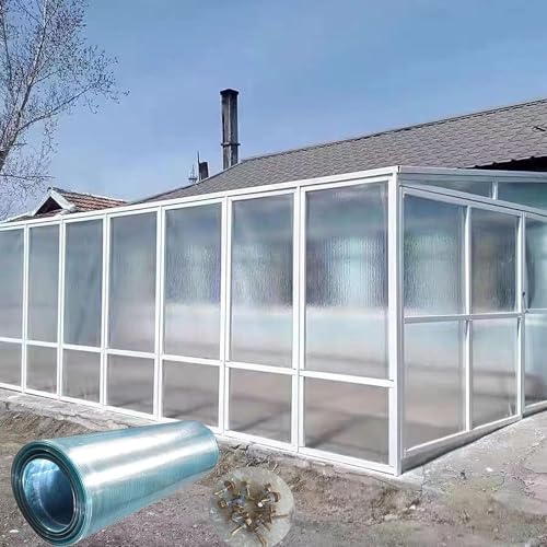 Couverture de remplacement de serre imperméable en polycarbonate 1X10m