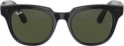 RAY.-BAN STORIES METEOR RW4005 col.SHINY BLACK lenti G15 GREEN : Amazon.it:  Abbigliamento