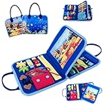 Fidget Blanket for Adults with Dementia & Alzheimer‘s, Calming Sensory Busy Board with Fine Motor Activities, Therapeutic Toys for Seniors and Toddler Early Learning