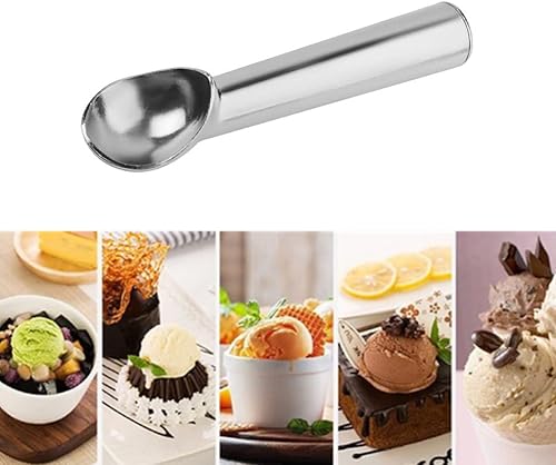 Miniatura 7 de Cuchara de helado anticongelante, cuchara de helado de aluminio de 7 pulgadas, salsa profesional de helado o gelatos, yogur congelado, sandía y