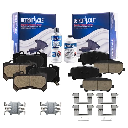 Image of Detroit Axle - 6pc Brake Pads for 15-20 Chevrolet Colorado GMC Canyon