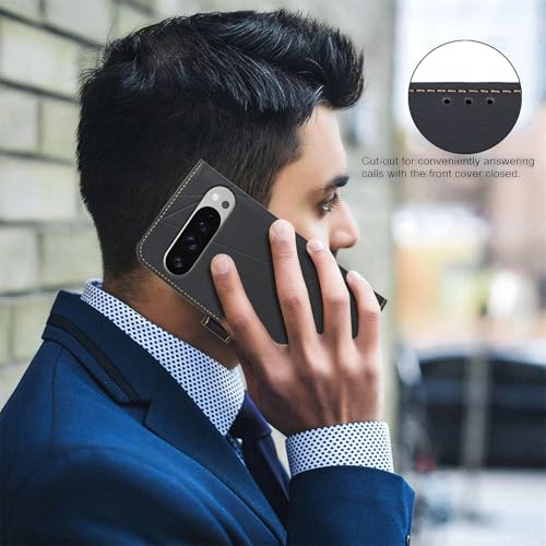 Étui Google Pixel 10 Pro bleu cuir idéal pour vos déplacements - 5