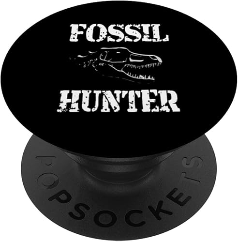 Fossilhunter Paleontología Dinosaurio Amante Dino Fossil Hunter PopSockets PopSockets Estándar PopGrip