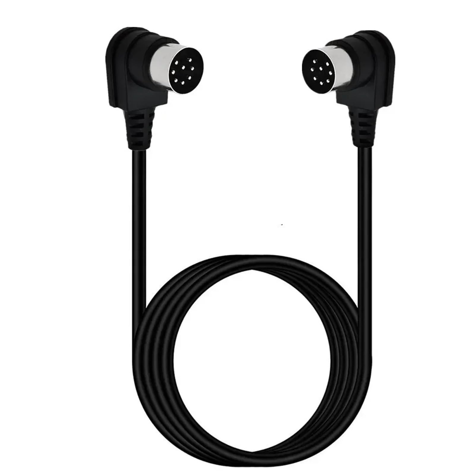 Kąt 90 stopni duży 8-pinowy DIN męski na męski żeński kabel audio do