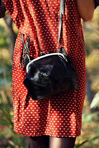 Jhvyf Women Vegan Casual Crossbody Bag Purse Small Cute Cat Ear Sling Shoulder Bags Wallet Black #TOP5