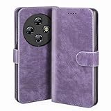 JNERBUYI Flip Handyhülle für Oukitel C5, PU Lederhülle mit Magnetische Wallet Hülle, Portemonnaie Flip Hülle, Stoßfeste Schutzhülle. Lila