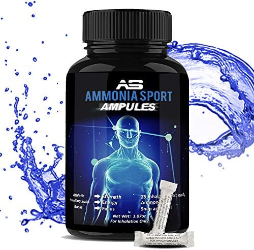 Ammoniasport Athletic Smelling Salts Ampules 25 Ammonia Inhalant Smelling Salt Ammonia Inhalants Amazon Com Au Beauty