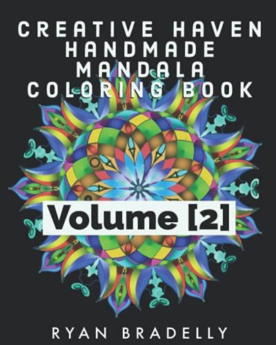 Image of Creative Haven Mandala Handmade Coloring Book [volume 2]: Zen Mandala /Winter Snowflakes Designs to Color /mandalas stress relief toys for adults ... and Tranquillity with portable size