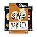 Bone Broth Variety Pack, Mushroom Chicken, Beef, and Chicken by Kettle and Fire, Keto Diet, Paleo Friendly, Whole 30 Approved, Gluten Free, with Collagen, 10g of Protein (Pack of 3)
