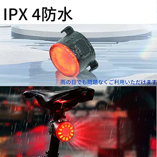 roseddy テールライト 自転車用 USB充電式