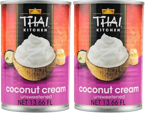Thai Kitchen Gluten Free Unsweetened Coconut Cream, 13.66 fl oz (Pack of 2)