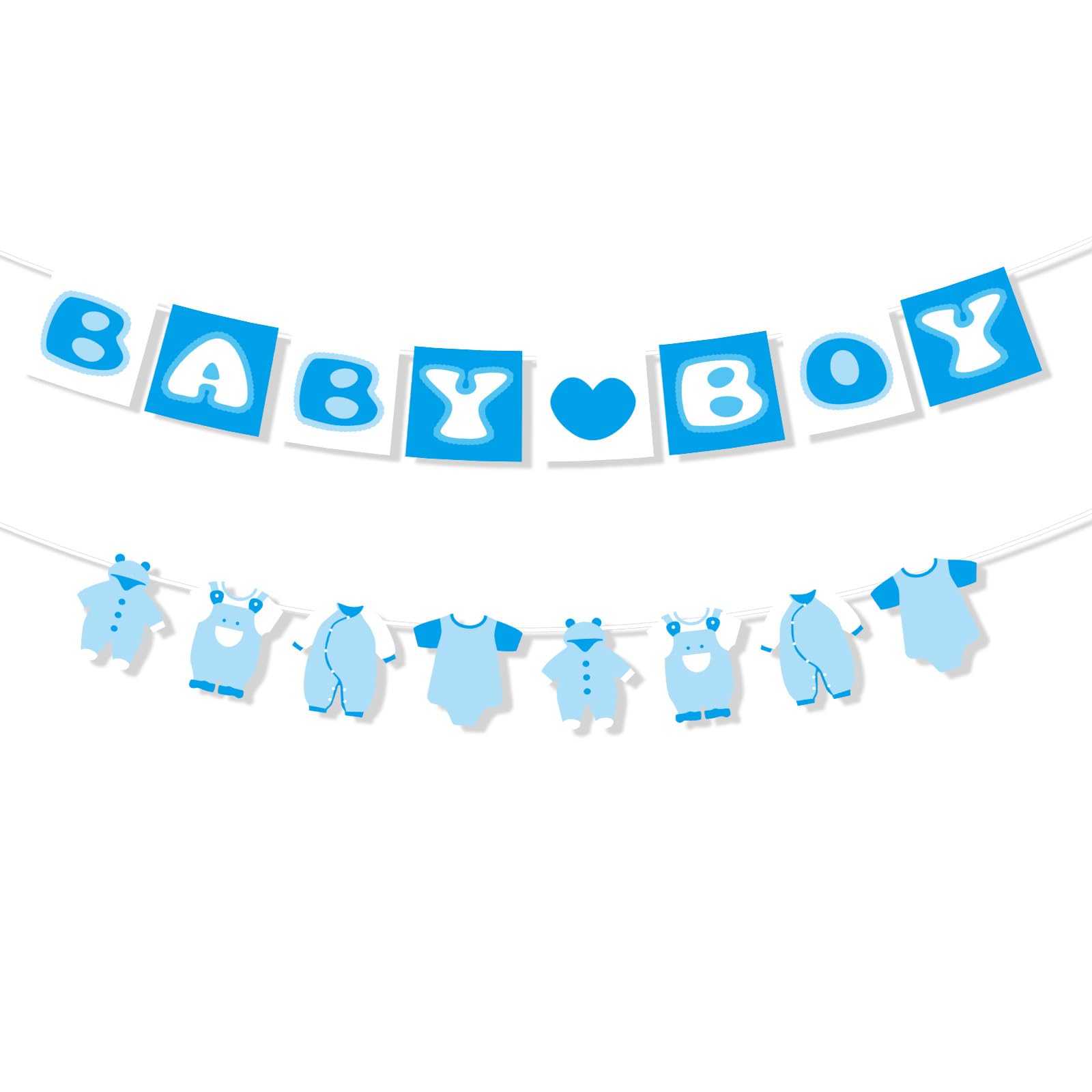 2pcs Baby Shower Banner