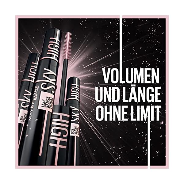 Maybelline New York Wimperntusche für extreme Länge und volles Volumen, Mascara mit wimpernverlängerndem Effekt, Lash… – Bild 3