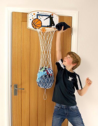 Taylor-Toy-Basketball-Laundry-Hamper-Hampers-for-Bedroom-Over-the-Door-Hanging-Hoop-for-Girls-Boys-and-Kids-Indoor-Basket-Ball-Shoot-Dunk-System-for-Dirty-Clothes-Sports-Themed-Room-Decor