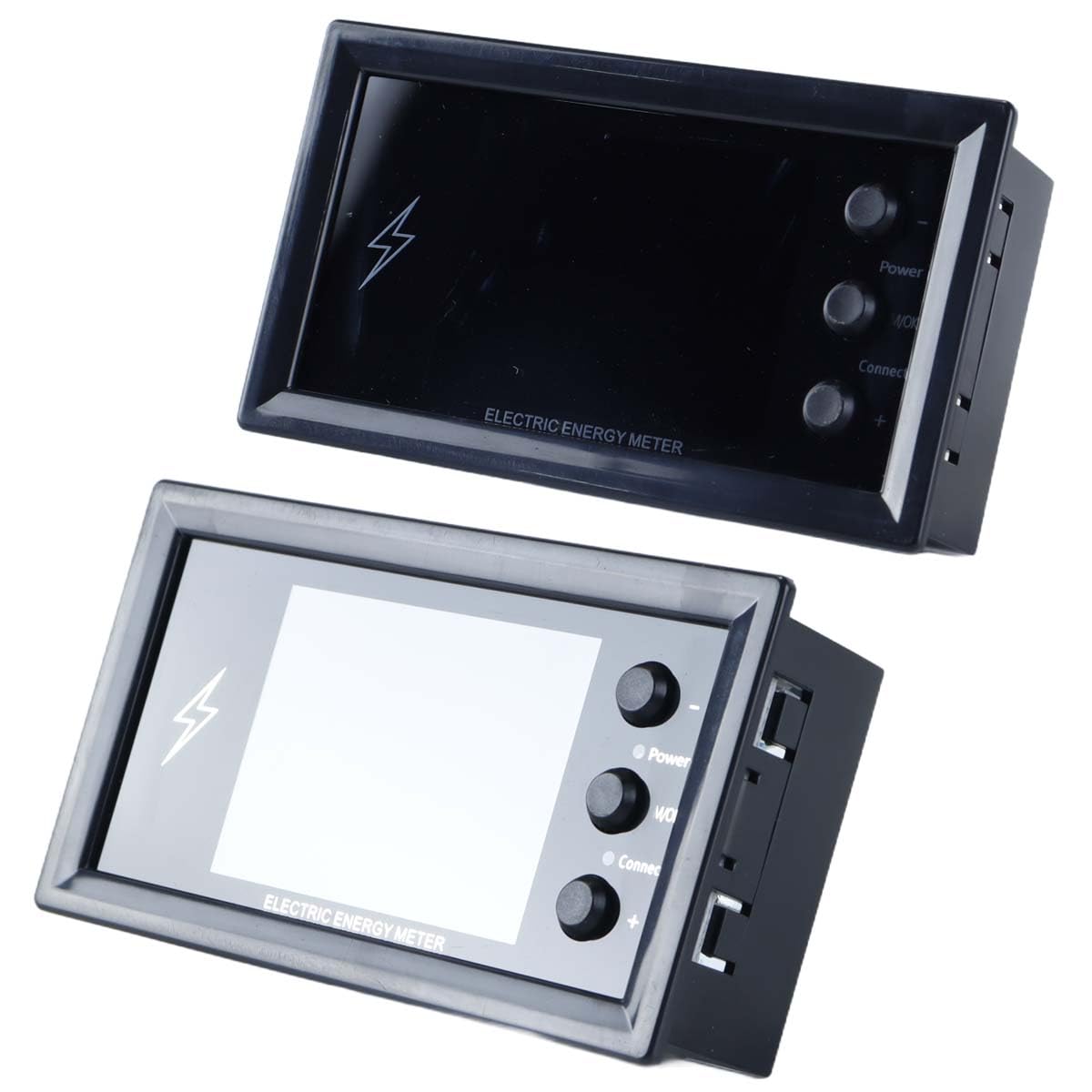Ausi Ampèremètre/voltmètre DC 0-420 V 100 A, détection à distance WiFi, multifonction, ampèremètre bidirectionnel, écran LCD, multimètre numérique