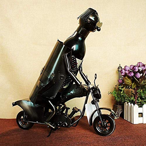 Soporte para Botellas de Vino en Forma de Motocicleta de Hierro miniatura 4