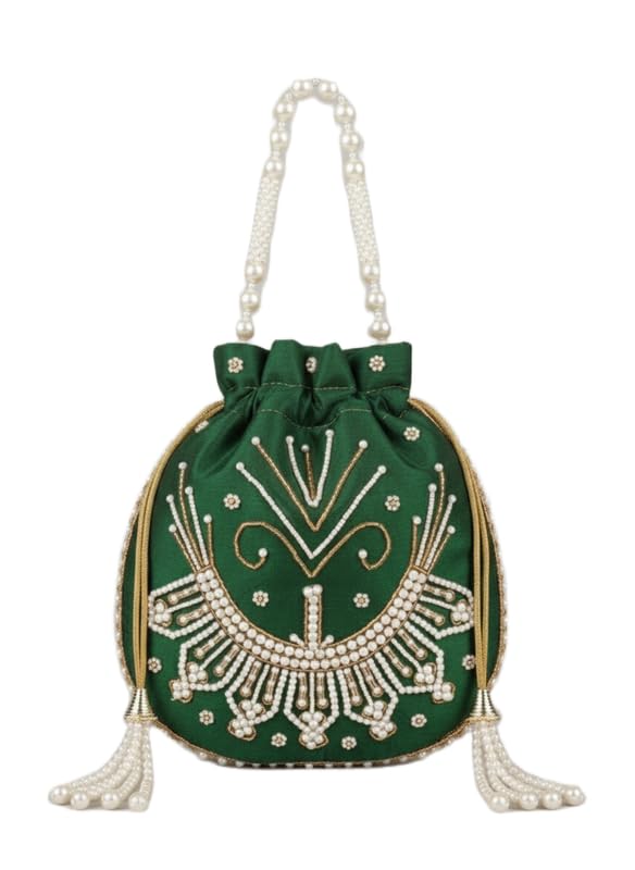 Moti Work potliPotali Bag for Wedding Party & Festive Use | Bridal Return Gift Potli Handbag-B_71-picture-37