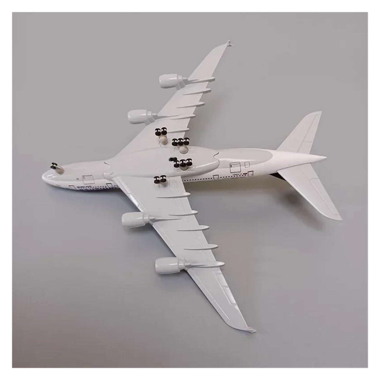 Kit Modello Di Aereo Pressofuso Da 20 Cm Per British Airways Airbus 380 A380 Per Regalo Collezione Appassionati Aviazione Modello di Aereo in lega