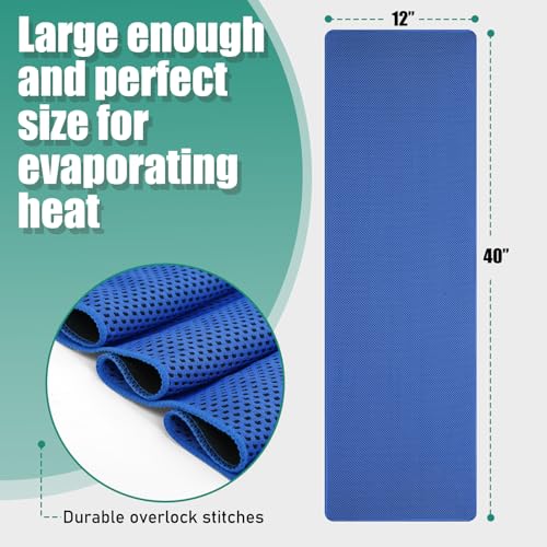 Cooling Towels Pack of 30, 40″*12″ Neck Cool Towel Bulk, Cold Towels for Neck and Face, Cooling Rags Sports Towel for Hot Weather, Running, Soccer, Yoga, Gym, Golf
