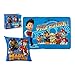 PAW PATROL- Juego Cojin y Manta Polar, Azul, Color (54059)