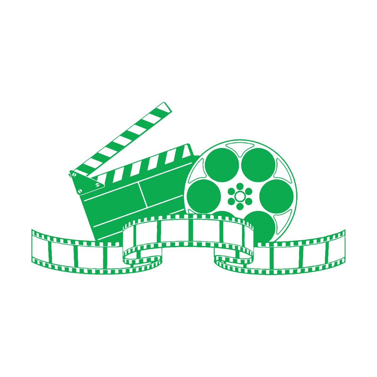 Filming Vinyl Wall Decal Artistic Cinema Film Movie Wall Stickers Bedroom Living Room Vintage Home Decoration Accessories Extra Large - 70x128cm — image 1