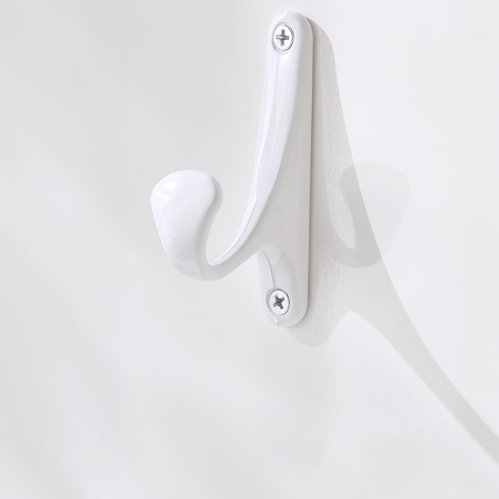 SoBuy Porte manteau mural bois avec patère murale et étagère rangement – Meuble entrée mural multifonction pour salle de bain, cuisine, chambre – Blanc 100x20x70cm, Charge 21kg, FHK36-W