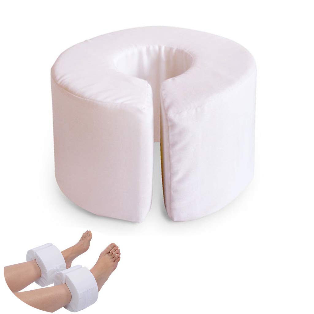 Misaakoeq Oreiller d'élévation des Jambes, Oreiller d'élévation des Genoux - Oreillers de Jambe en Mousse à mémoire de Forme Hill pour Dormir | Oreiller de Jambe pour Repose-Jambes ou élévation du