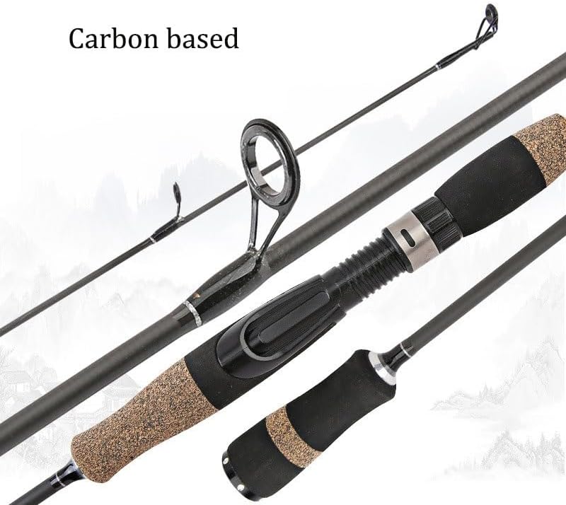 Carbon Based Makou Fishing Rod with Straight Handle Upturned Mouth
