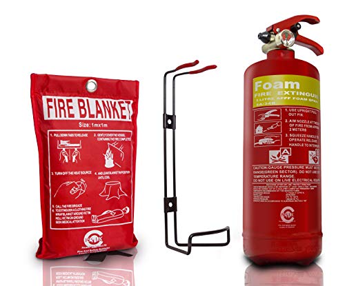 FSS UK 2L AFFF Foam Spray Fire Extinguisher with Fire Blanket
