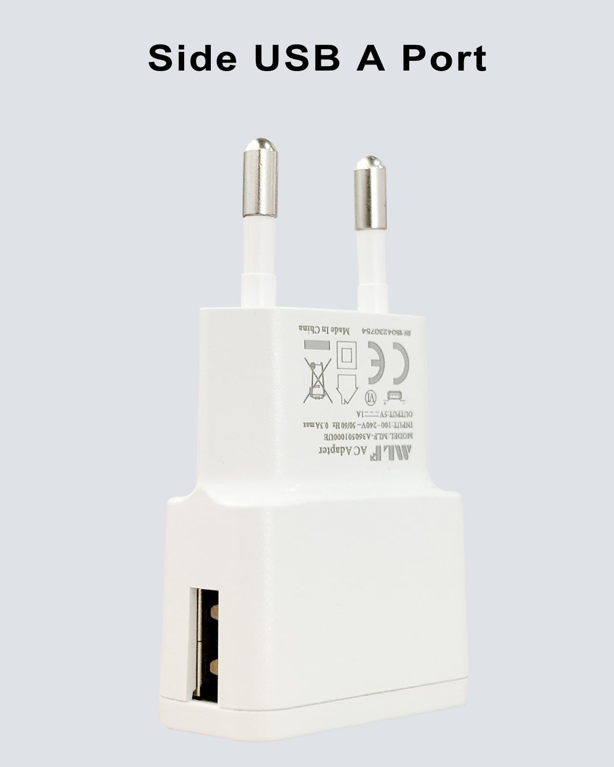 Caricatore USB 5V 1A 5W Alimentatore CA DC per Telecamere IP Tablet Smartphone