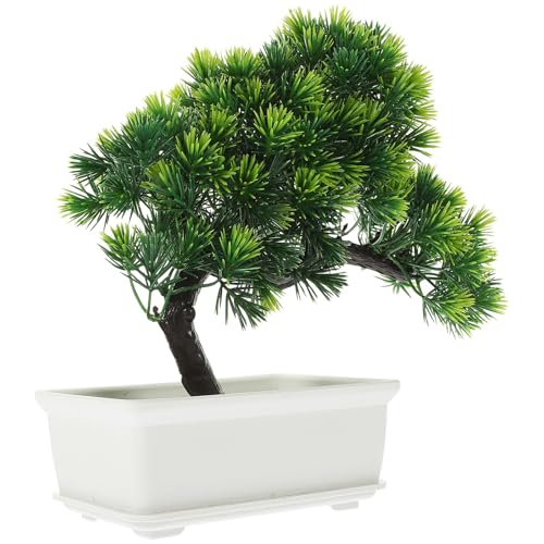TIDTALEO リアルな盆栽 松の木 フェイクグリーン 人工製デスクトップ装飾 インテリアグリーン 室内観葉植物 家 オフィス ショップ用贈り物
