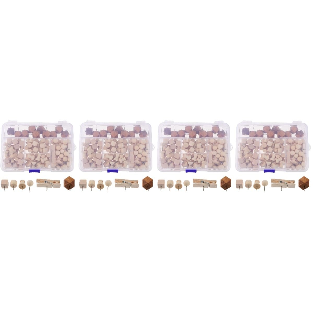 Gatuida 128pièces Épingles à Bulletin Styles Variés Accessoires pour Carte Photos Et Punaises Décoratives pour Affichage