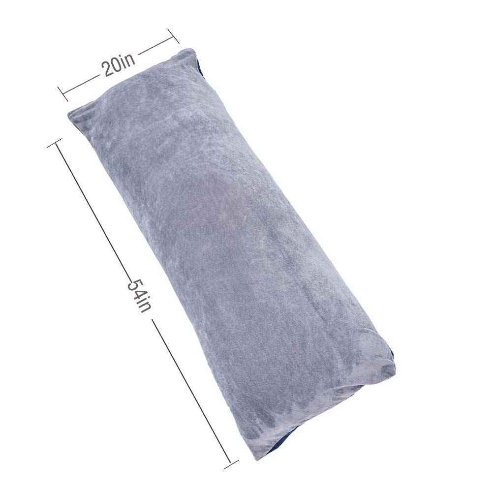 Cuscino Per Corpo 51x137 Cm In Raso - Con Chiusura A Busta, Morbido E Traspirante